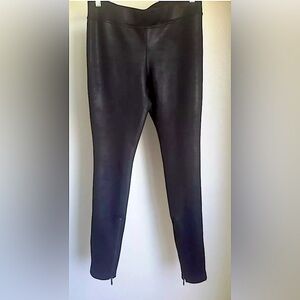 Free People Womens Size S Black Ankle Zipper Mosshart Skinny Pants Leggings